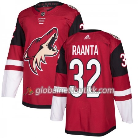 Arizona Coyotes Hockeydrakt Antti Raanta 32 2017-2018 Maroon Adidas Authentic - Herre